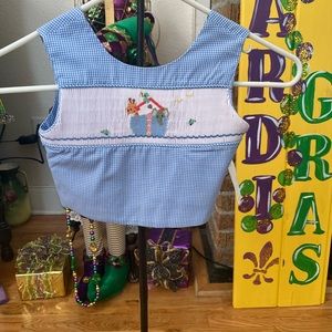 NWT TRICIA Infant Girls Smocked Top size 18M